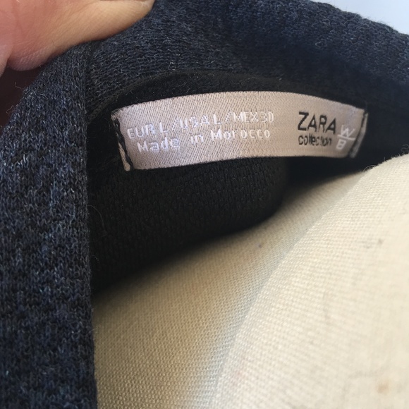 Navy Zara Collection Long Sleeve with Red Trim - Picture 6 of 6